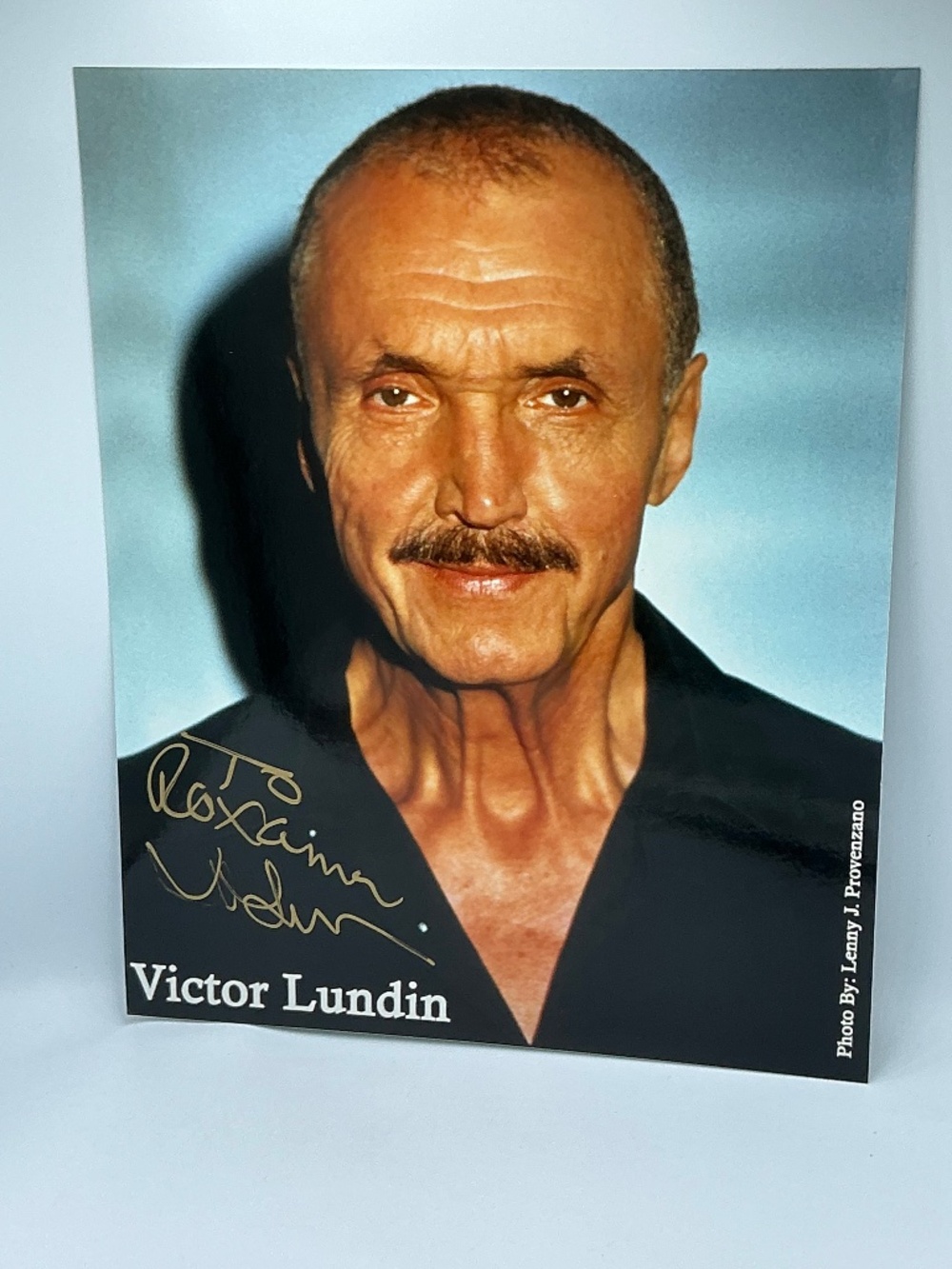 Star Trek Autographed Victor Lundin Signed Photo First Klingon 8x10